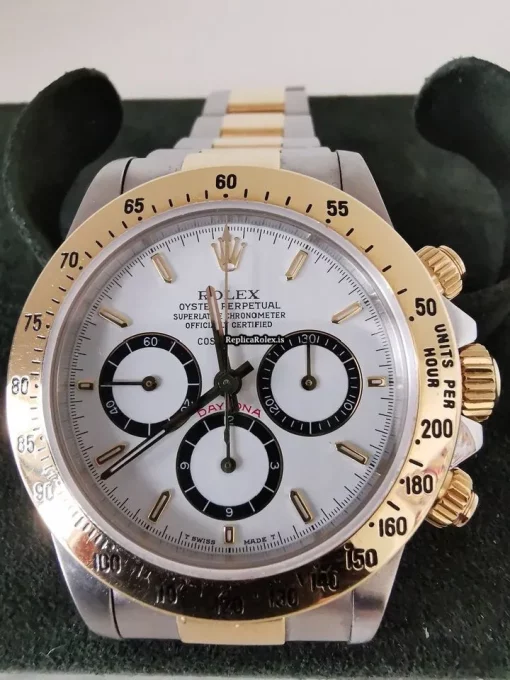 Excellent Clone Rolex Daytona 16523 Caliber 4030 Automatic Movement 40mm Gold/steel Case Mens/unisex Watch - Image 12