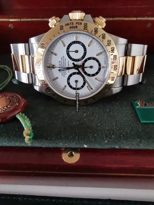 Excellent Clone Rolex Daytona 16523 Caliber 4030 Automatic Movement 40mm Gold/steel Case Mens/unisex Watch - Image 3