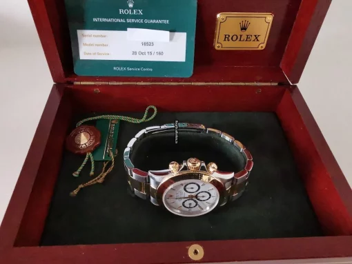 Excellent Clone Rolex Daytona 16523 Caliber 4030 Automatic Movement 40mm Gold/steel Case Mens/unisex Watch - Image 5