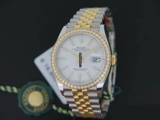 Terrific Replica Rolex Datejust 126283rbr Automatic Movement 36mm Gold/steel Case Mens/unisex Watch