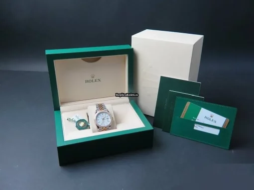 Terrific Replica Rolex Datejust 126283rbr Automatic Movement 36mm Gold/steel Case Mens/unisex Watch - Image 4