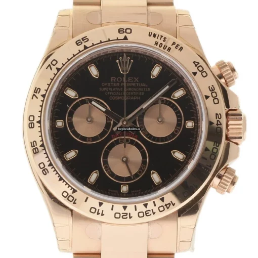 Neat Replica Rolex Daytona 116505 Caliber 4130 Automatic Movement 40mm Rose Gold Case Mens/unisex Watch
