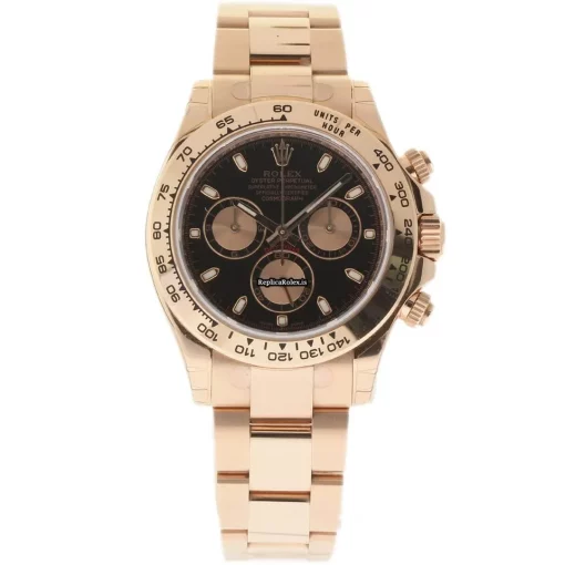 Neat Replica Rolex Daytona 116505 Caliber 4130 Automatic Movement 40mm Rose Gold Case Mens/unisex Watch - Image 2