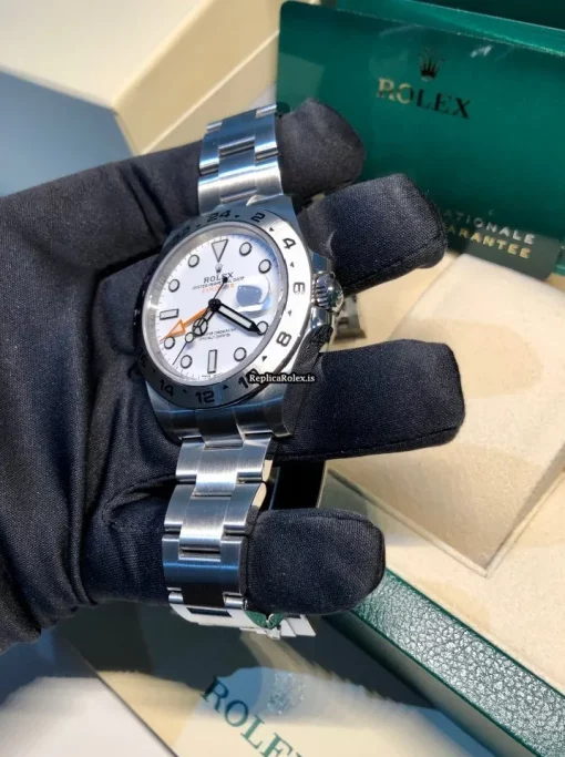 Epic Knockoff Rolex Explorer II 216570 Caliber 3187 Automatic Movement 42mm Steel Case Mens/unisex Watch - Image 2