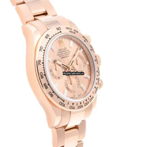 Fabulous Fake Rolex Daytona 116505a Caliber 4130 Automatic Movement 40mm Rose Gold Case Watch - Image 3