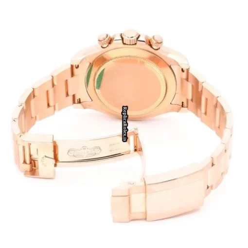 Fabulous Fake Rolex Daytona 116505a Caliber 4130 Automatic Movement 40mm Rose Gold Case Watch - Image 4
