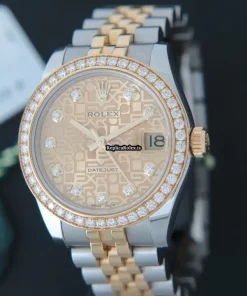 Reliable Clone Rolex Lady-datejust 178383 Automatic Movement 31mm Gold/steel Case Womens Watch
