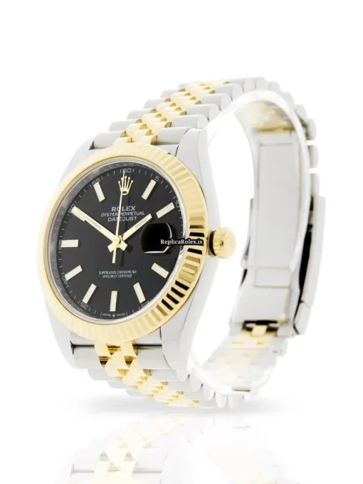 Fantastic Fake Rolex Datejust 126333 Caliber 3235 Automatic Movement 41mm Gold/steel Case Mens/unisex Watch - Image 2