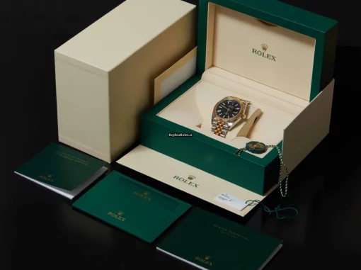 Fantastic Fake Rolex Datejust 126333 Caliber 3235 Automatic Movement 41mm Gold/steel Case Mens/unisex Watch - Image 7