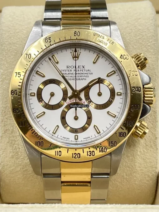 Lovely Clone Rolex Daytona 16523 Caliber 4030 Automatic Movement 40mm Gold/steel Case Mens/unisex Watch - Image 2