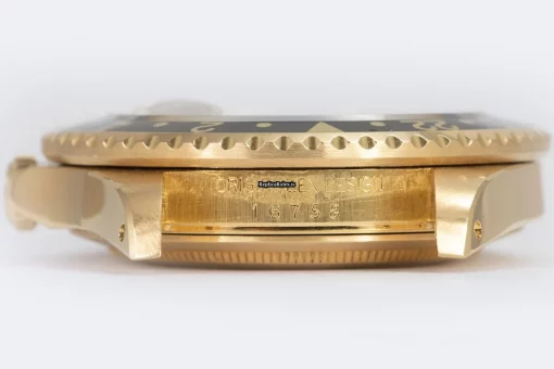Excellent Replica Rolex Gmt-master 16758 Caliber 3075 Automatic Movement 40mm Yellow Gold Case Mens/unisex Watch - Image 9