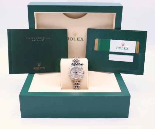 Great Fake Rolex Lady-datejust 179174 Caliber 2235 Automatic Movement 26mm Steel Case Womens Watch - Image 2