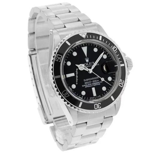 Excellent Fake Rolex Submariner Date 1680 40mm Steel Case Mens/unisex Watch - Image 4