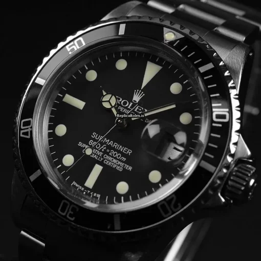 Excellent Fake Rolex Submariner Date 1680 40mm Steel Case Mens/unisex Watch - Image 9