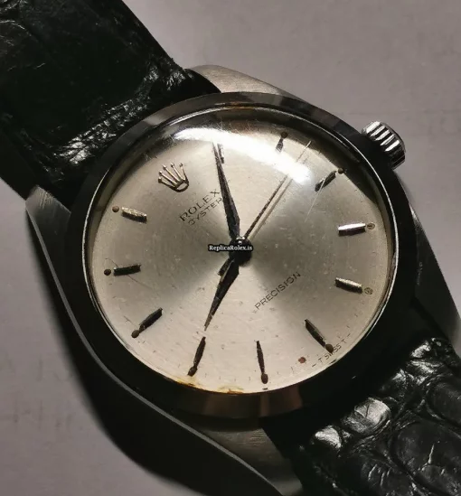 Awesome Replica Rolex Oyster Precision 6424 Caliber 6424 Manual Winding Movement 36mm Steel Case Mens/unisex Watch - Image 14