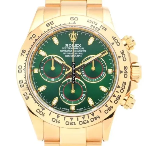 Incredible Fake Rolex Daytona 116508 Caliber 4130 Automatic Movement 40mm Yellow Gold Case Watch - Image 6