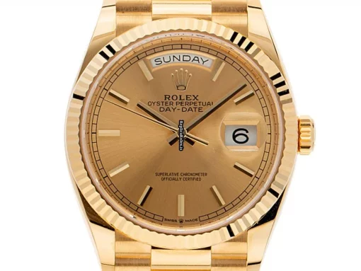 Recommend Replica Rolex Day-date 36 128238 Caliber 3255 Automatic Movement 36mm Yellow Gold Case Mens/unisex Watch