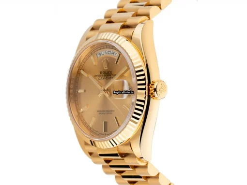 Recommend Replica Rolex Day-date 36 128238 Caliber 3255 Automatic Movement 36mm Yellow Gold Case Mens/unisex Watch - Image 2