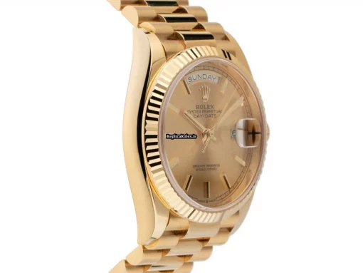 Recommend Replica Rolex Day-date 36 128238 Caliber 3255 Automatic Movement 36mm Yellow Gold Case Mens/unisex Watch - Image 3