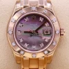 Luxury Copies Rolex Lady-datejust Pearlmaster 80315 Caliber 2235 Automatic Movement 29mm Rose Gold Case Womens Watch