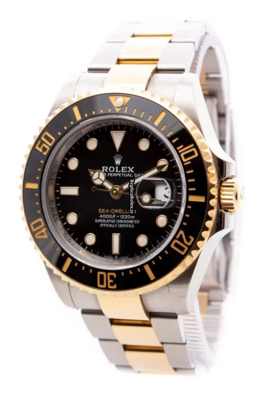 Pleasing Imitation Rolex Sea-dweller 126603 Caliber 3235 Automatic Movement 43mm Gold/steel Case Mens/unisex Watch - Image 5