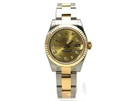 Terrific Replica Rolex Lady-datejust 179173 Caliber 2235 Automatic Movement 26mm Gold/steel Case Womens Watch
