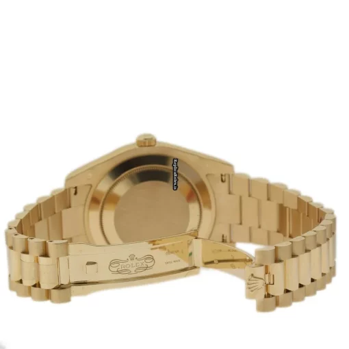 Amazing Knockoff Rolex Day-date II 218238 Caliber 3156 Automatic Movement 41mm Yellow Gold Case Mens/unisex Watch - Image 4