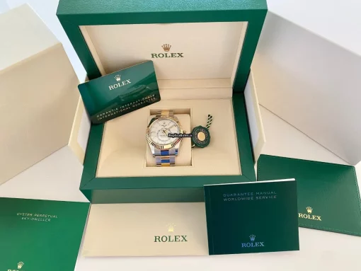 Remarkable Copies Rolex Sky-dweller 326933 Caliber 9001 Automatic Movement 42mm Gold/steel Case Mens/unisex Watch