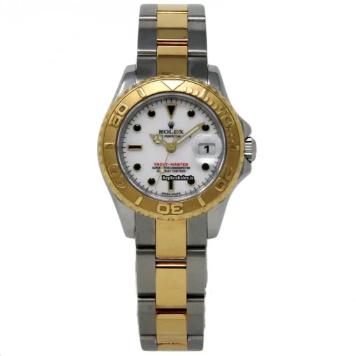 Luxury Fake Rolex Yacht-master 169623 Caliber 2235 Automatic Movement 29mm Steel Case Womens Watch - Image 2
