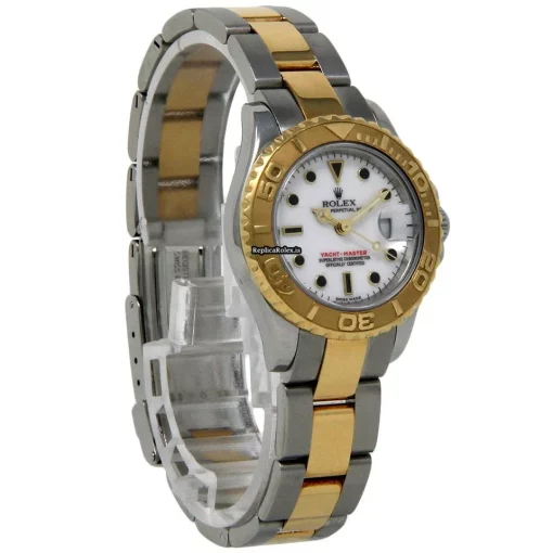Luxury Fake Rolex Yacht-master 169623 Caliber 2235 Automatic Movement 29mm Steel Case Womens Watch - Image 5