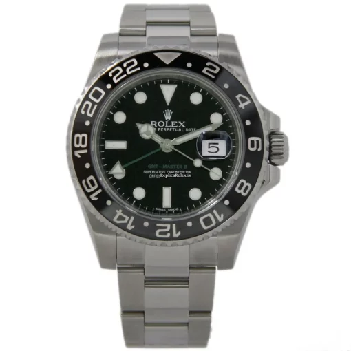 Design Replica Rolex Gmt-master II 116710 Caliber 3186 Automatic Movement 40mm Steel Case Mens/unisex Watch - Image 2