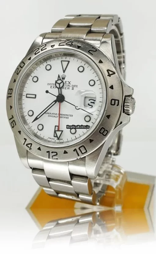 Cheap Replica Rolex Explorer II 16570t Caliber 3186 Automatic Movement 40x47,2mm Steel Case Mens/unisex Watch - Image 2