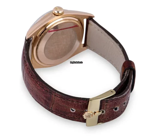 Wonderful Replica Rolex Day-date 36 1803 Automatic Movement 36mm Rose Gold Case Mens/unisex Watch - Image 6