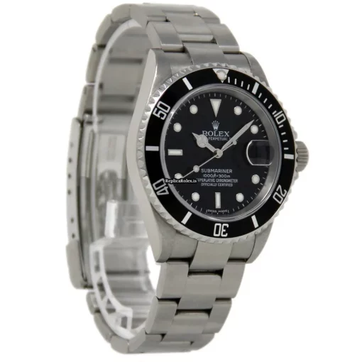 Defect Replica Rolex Submariner Date 16610 Caliber 3135 Automatic Movement 40mm Steel Case Mens/unisex Watch - Image 5