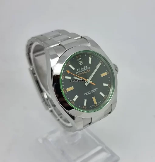 Beautiful Knockoff Rolex Milgauss 116400gv Caliber 3131 Automatic Movement 40mm Steel Case Mens/unisex Watch - Image 2