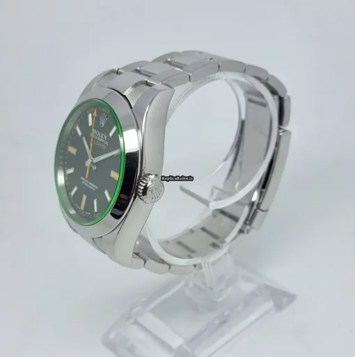 Beautiful Knockoff Rolex Milgauss 116400gv Caliber 3131 Automatic Movement 40mm Steel Case Mens/unisex Watch - Image 3