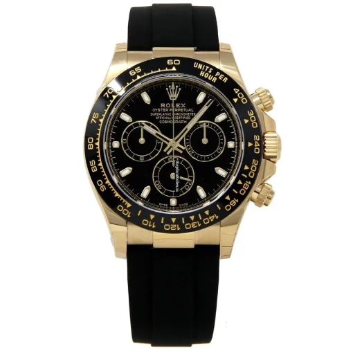 Defect Copies Rolex Daytona 116518 Caliber 4130 Automatic Movement 40mm Yellow Gold Case Mens/unisex Watch - Image 2