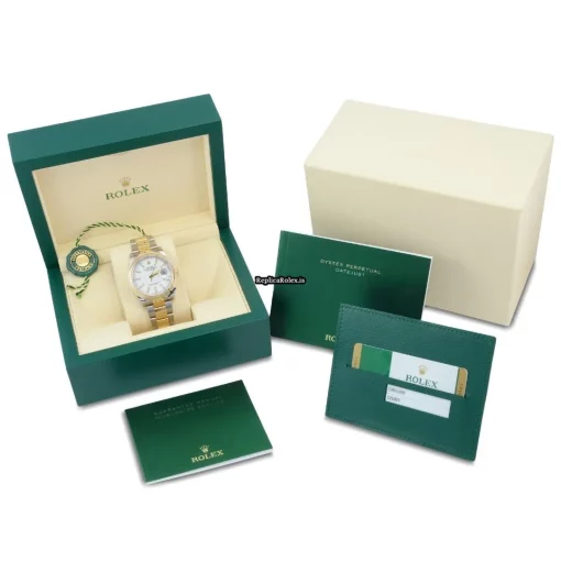Neat Replica Rolex Datejust 126203 Caliber 3235 Automatic Movement 36mm Gold/steel Case Mens/unisex Watch - Image 5