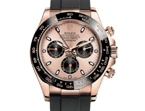 Wonderful Replica Rolex Daytona 116515ln Caliber 4130 Automatic Movement 40mm Rose Gold Case Mens/unisex Watch
