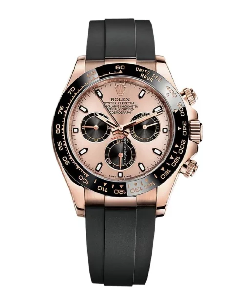 Wonderful Replica Rolex Daytona 116515ln Caliber 4130 Automatic Movement 40mm Rose Gold Case Mens/unisex Watch - Image 2