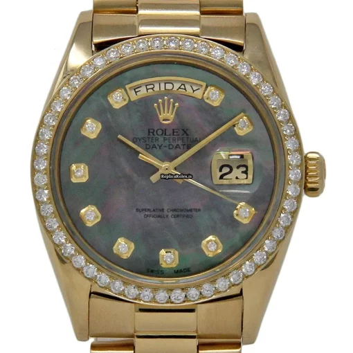 Fantastic Fake Rolex Day-date 36 1803 Automatic Movement 36mm Yellow Gold Case Mens/unisex Watch