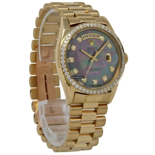 Fantastic Fake Rolex Day-date 36 1803 Automatic Movement 36mm Yellow Gold Case Mens/unisex Watch - Image 5