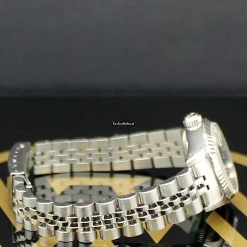 Inexpensive Replica Rolex Lady-datejust 69174 Caliber 2135 Automatic Movement 26mm Steel Case Womens Watch - Image 4