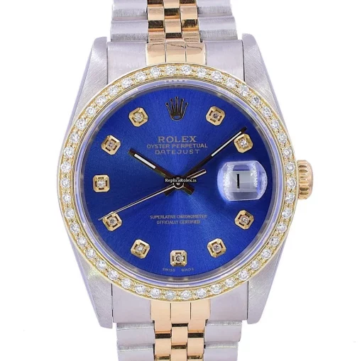 Fantastic Replica Rolex Datejust 16233 Caliber 3135 Automatic Movement 36mm Gold/steel Case Mens/unisex Watch