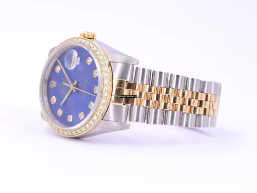 Fantastic Replica Rolex Datejust 16233 Caliber 3135 Automatic Movement 36mm Gold/steel Case Mens/unisex Watch - Image 9