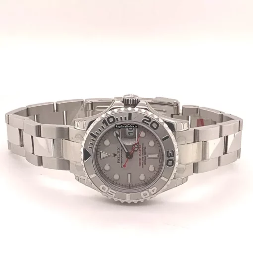 Trustworthy Imitation Rolex Yacht-master 169622 Caliber 2235 Automatic Movement 29mm Steel Case Womens Watch - Image 5