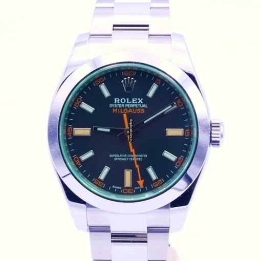 Unique Replica Rolex Milgauss 116400gv Automatic Movement 40mm Steel Case Mens/unisex Watch