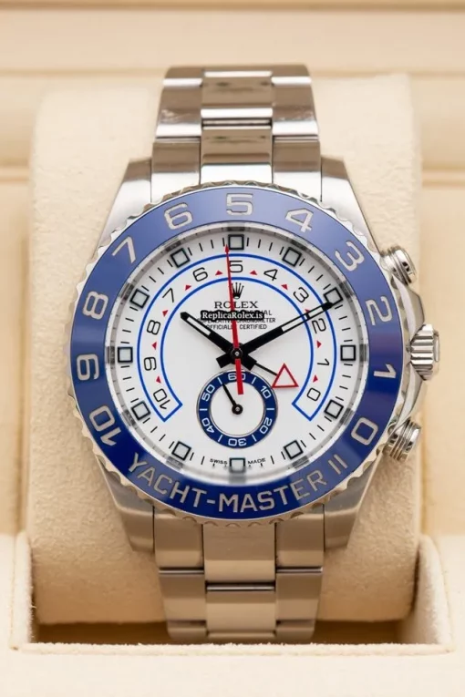 Offering Replica Rolex Yacht-master II 116680 Caliber 4161 Automatic Movement 44mm Steel Case Mens/unisex Watch - Image 3