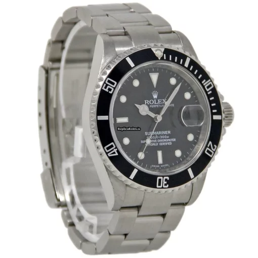 Amazing Replica Rolex Submariner Date 16610 Automatic Movement 40mm Steel Case Mens/unisex Watch - Image 5