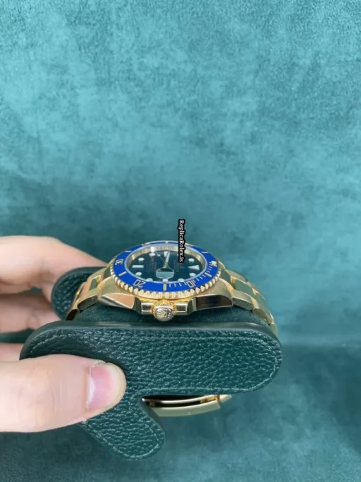 High Quality Fake Rolex Submariner Date 116618lb Caliber 3135 Automatic Movement 40mm Yellow Gold Case Mens/unisex Watch - Image 4